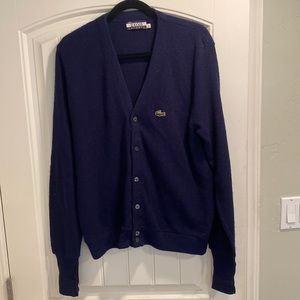 Vintage Lacoste Cardigan Sweater